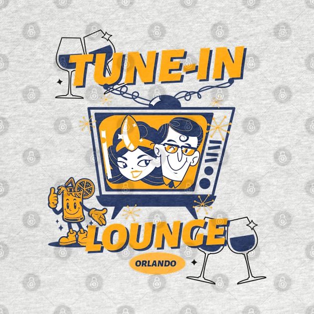 Tune-In Lounge Hollywood Studios Orlando Florida Bar by Joaddo